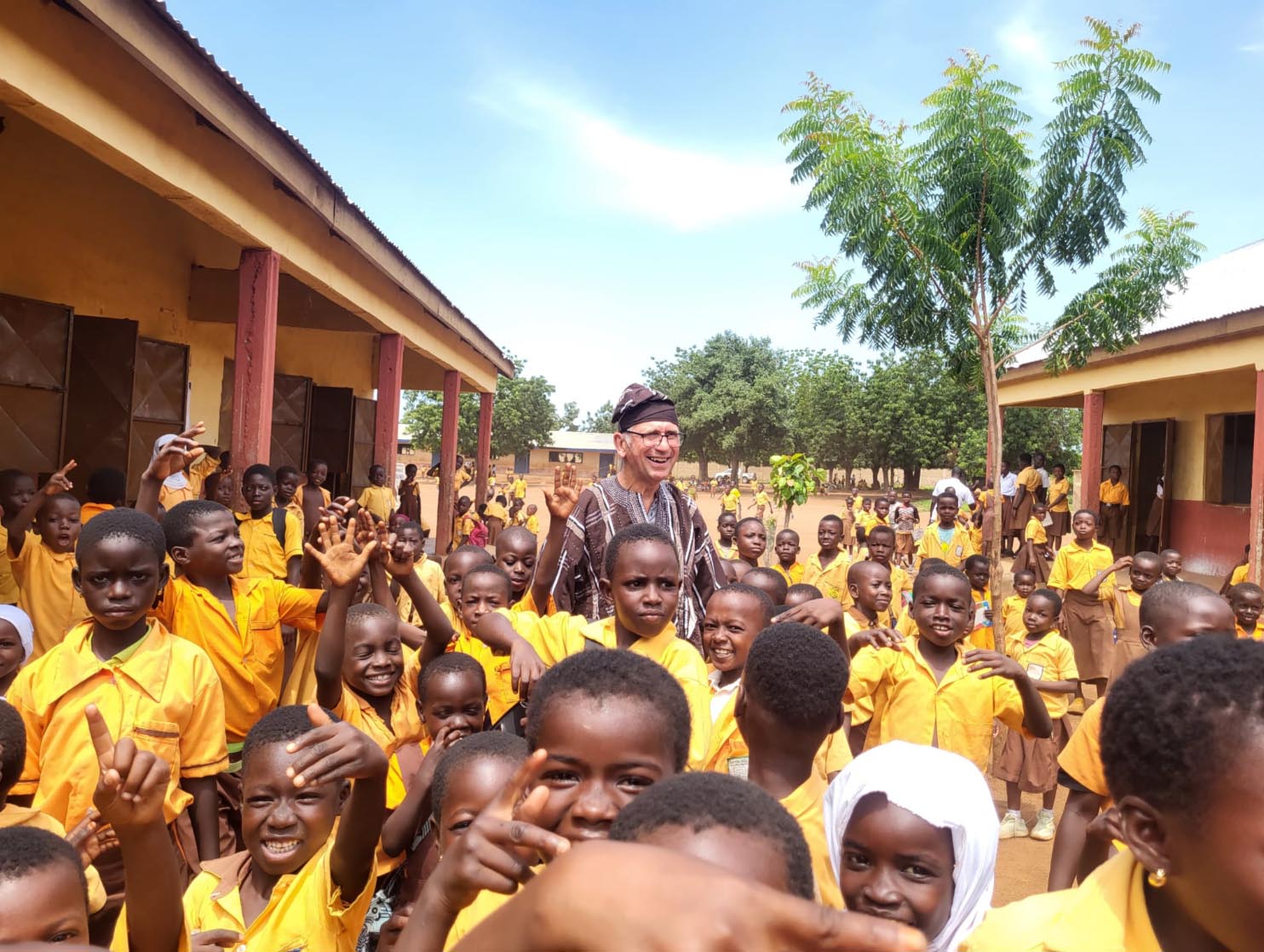 Børn på en skole i Ghana